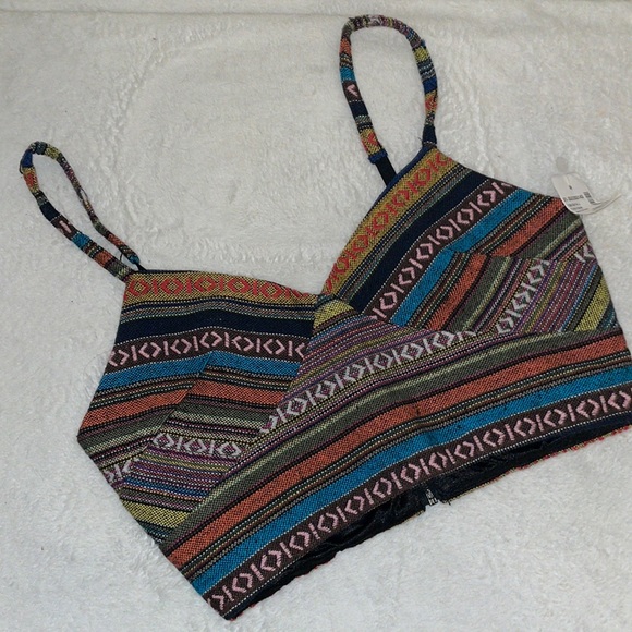 Cotton Express Other - NWT Cotton Express Medium bralette multi color